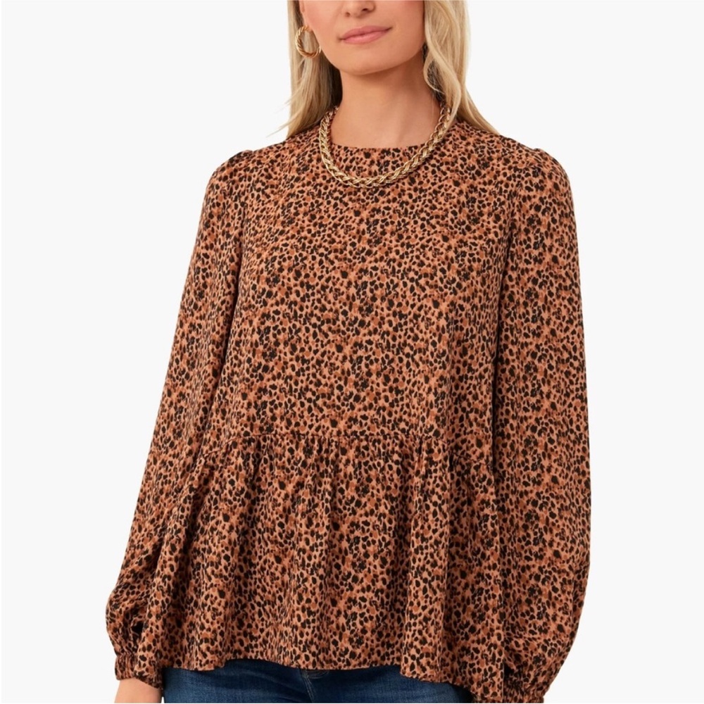 Pomander Place Leopard Print Blouse